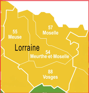 carte Lorraine