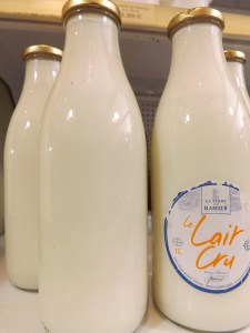 bouteilles de lait