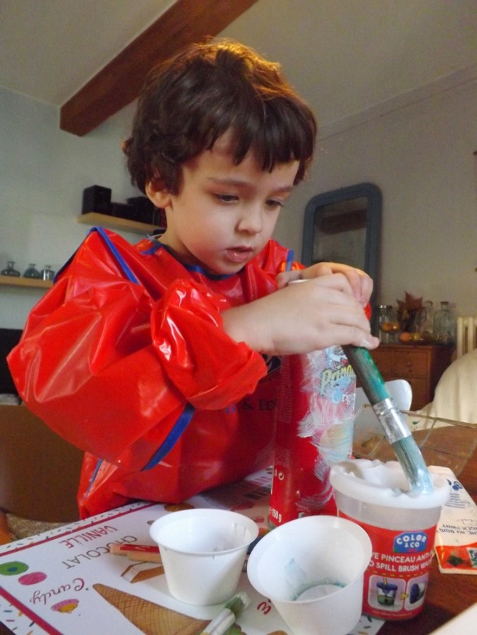 matthieu crée son bonhomme