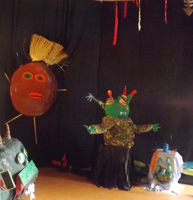 monstres à l'entrée