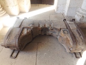 soutien de cloche salle st michel abbaye moissac