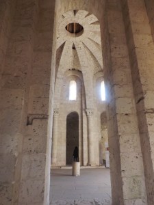 une partie de la salle haute de l'abbaye st pierre a moissac