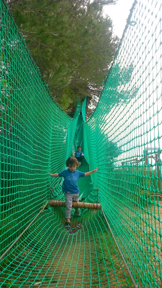 franck et matthieu au toboggan parc teraventure