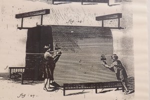 affiche ancienne metier de drapiers villeneuvette