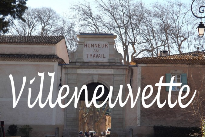 portail d'entree de Villeneuvette - Copie