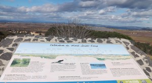 belvedere du mont saint loup vue sur sete