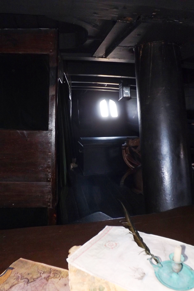 cabine du capitaine sur le nao victoria