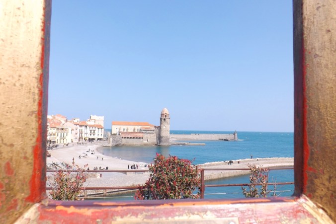 comme un tableau baie de collioure vue du chateau royal