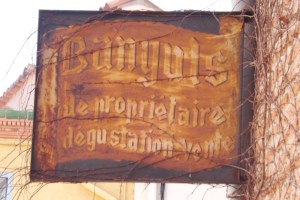 enseigne banyuls a collioure