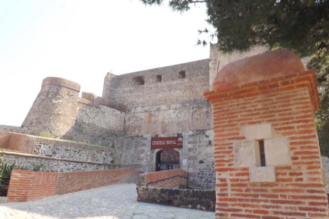 entree du chateau royal de collioure