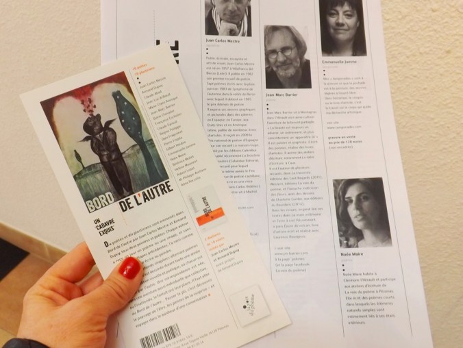 fascicules de presentation de l'exposition Bord de l'Autre a Octon