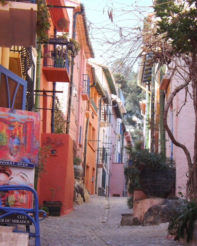 le quartier de la More a Collioure