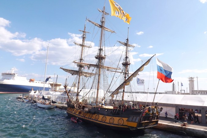 le Shtandart russe escale a sete