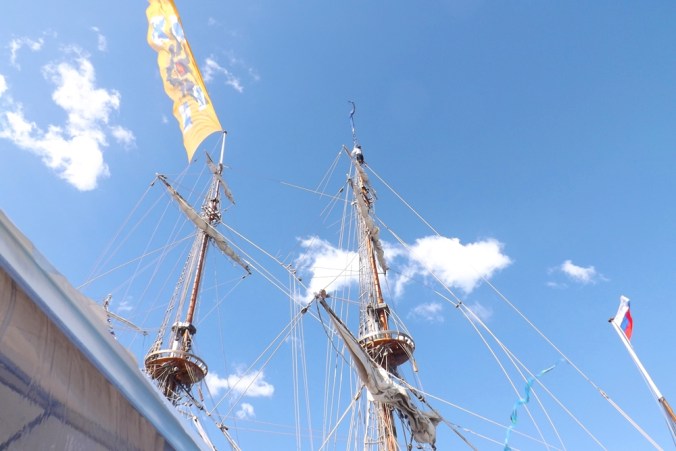 mats du voilier russe escale a sete