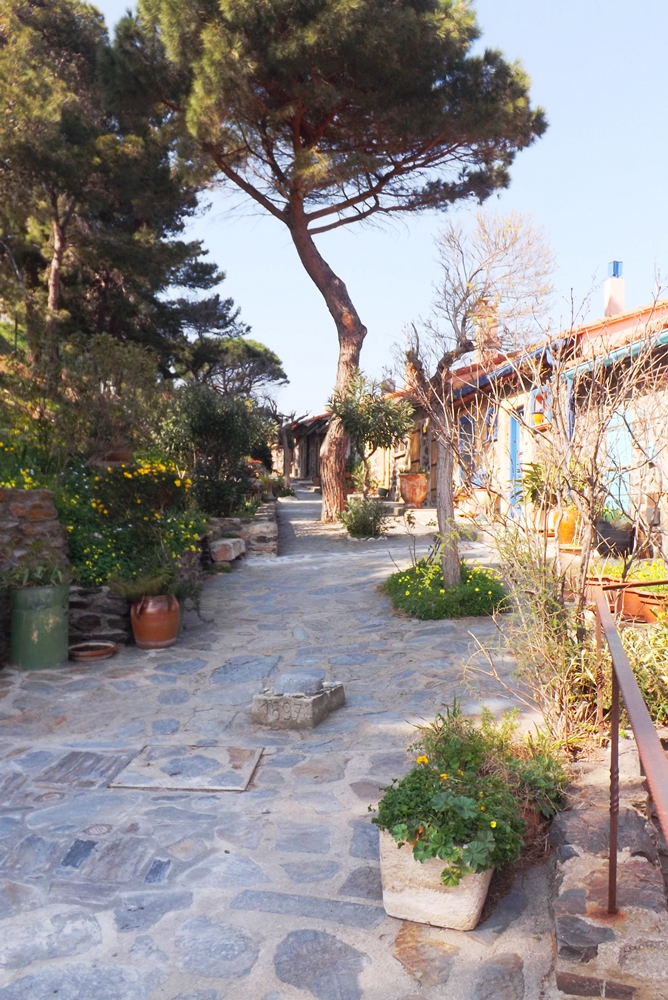 ruelle privee quartier de la moure a collioure