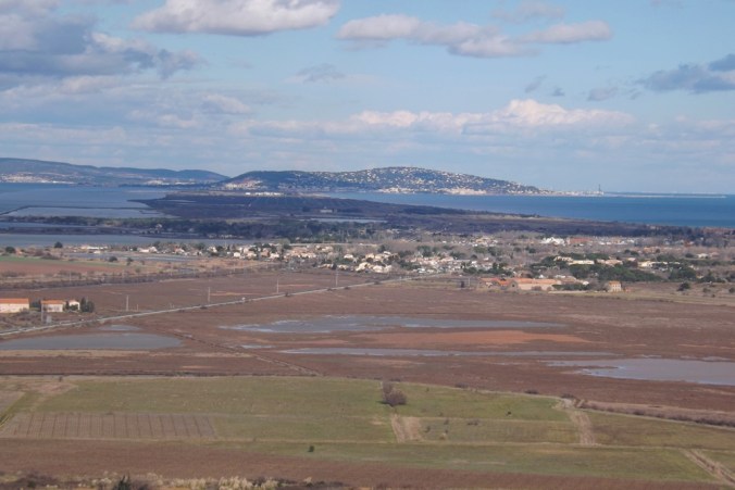 sete vue depuis le mont saint loup agde
