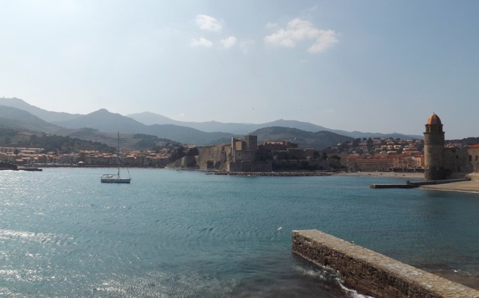 vue de Collioure depuis la jetee