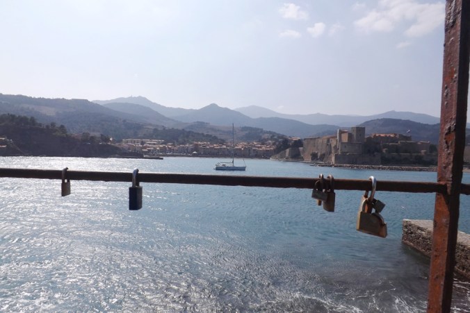 vue sur la baie de collioure
