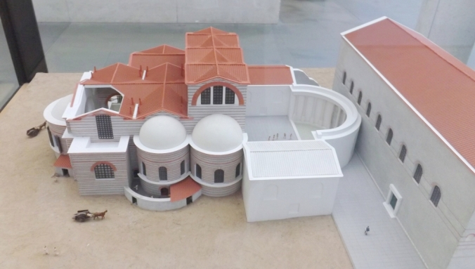 maquette des thermes deconstantin musee arles