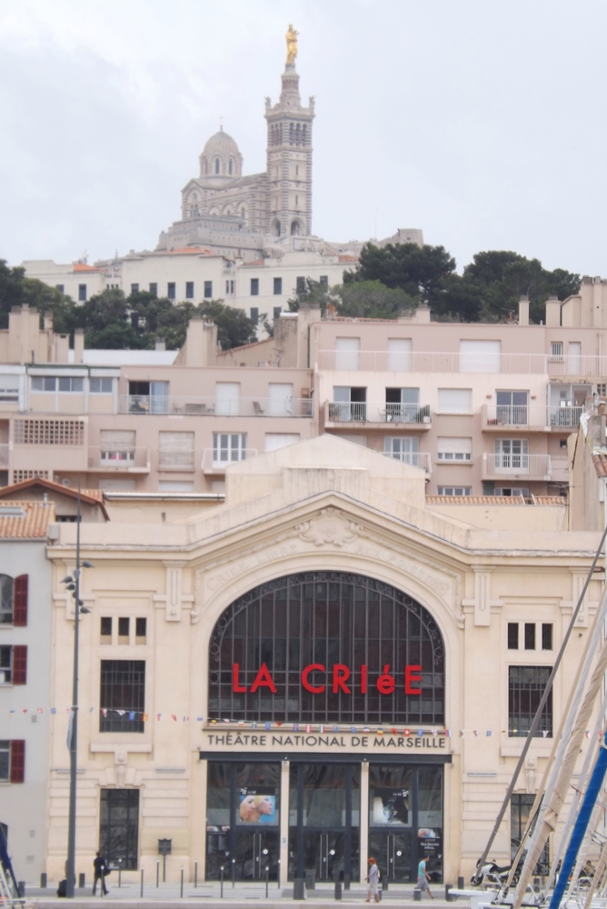 Marseille la Criee et notre dame