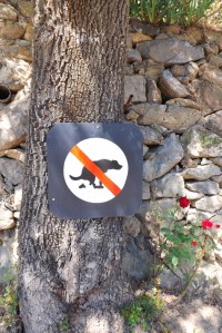 panneau chien vailhan