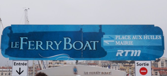 panneau ferry boat marseille