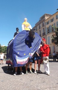 le meneur et son Poulain Pezenas