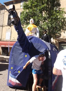 porteur qui sort du poulain